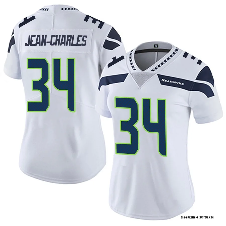 Shemar Jean-Charles Women's Seattle Seahawks Nike Vapor Untouchable Jersey - Limited White