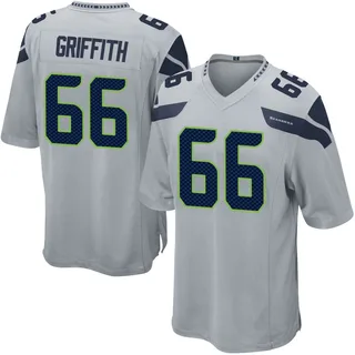 Thor Griffith Men's Seattle Seahawks Nike Alternate Jersey - Game Gray