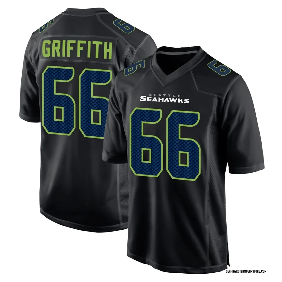 Thor Griffith Men's Seattle Seahawks Nike Carbon Fashion Jersey - Game Black