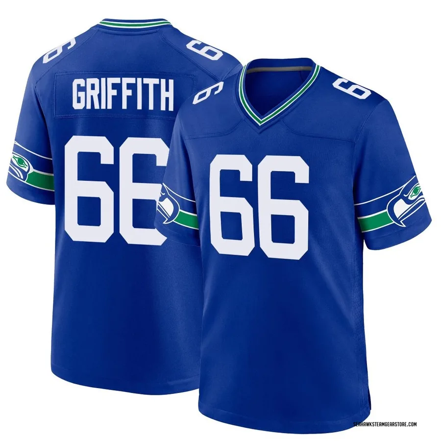 Thor Griffith Youth Seattle Seahawks Nike Throwback Jersey - Game Royal