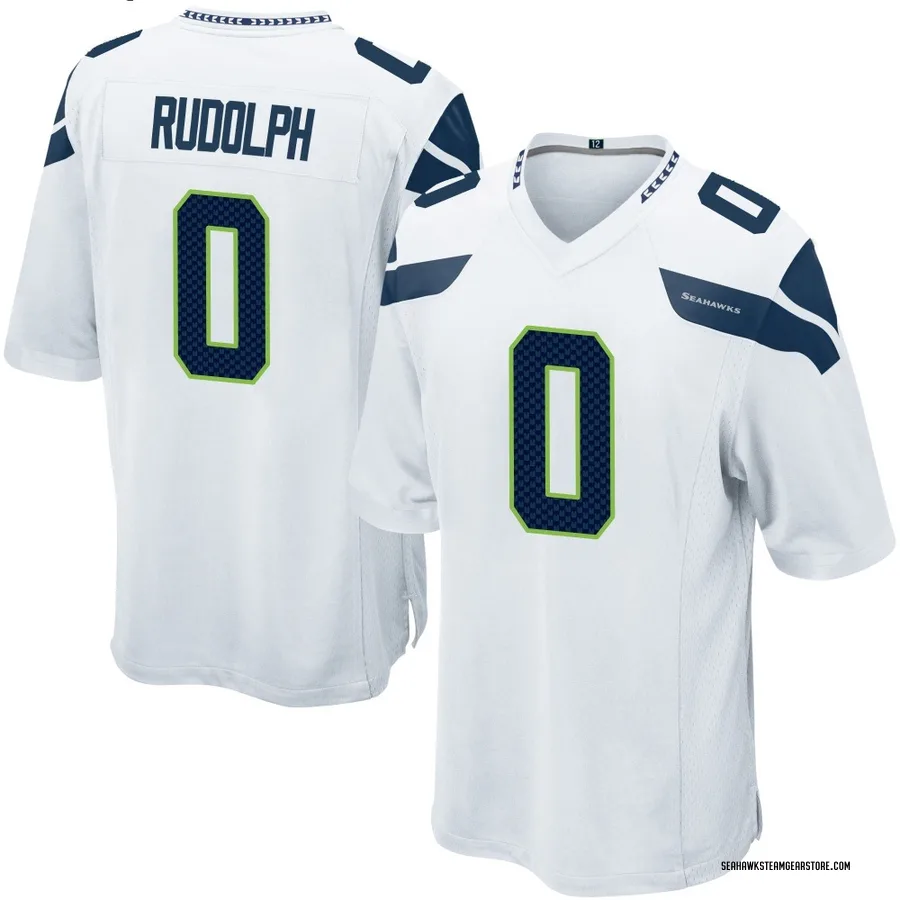 Trayvon Rudolph Men's Seattle Seahawks Nike Jersey - Game White