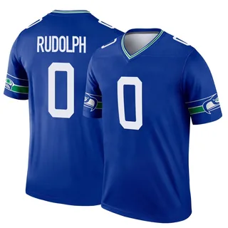 Trayvon Rudolph Men's Seattle Seahawks Nike Throwback Jersey - Legend Royal
