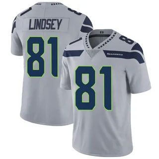 Tyjon Lindsey Youth Seattle Seahawks Nike Alternate Vapor Untouchable Jersey - Limited Gray