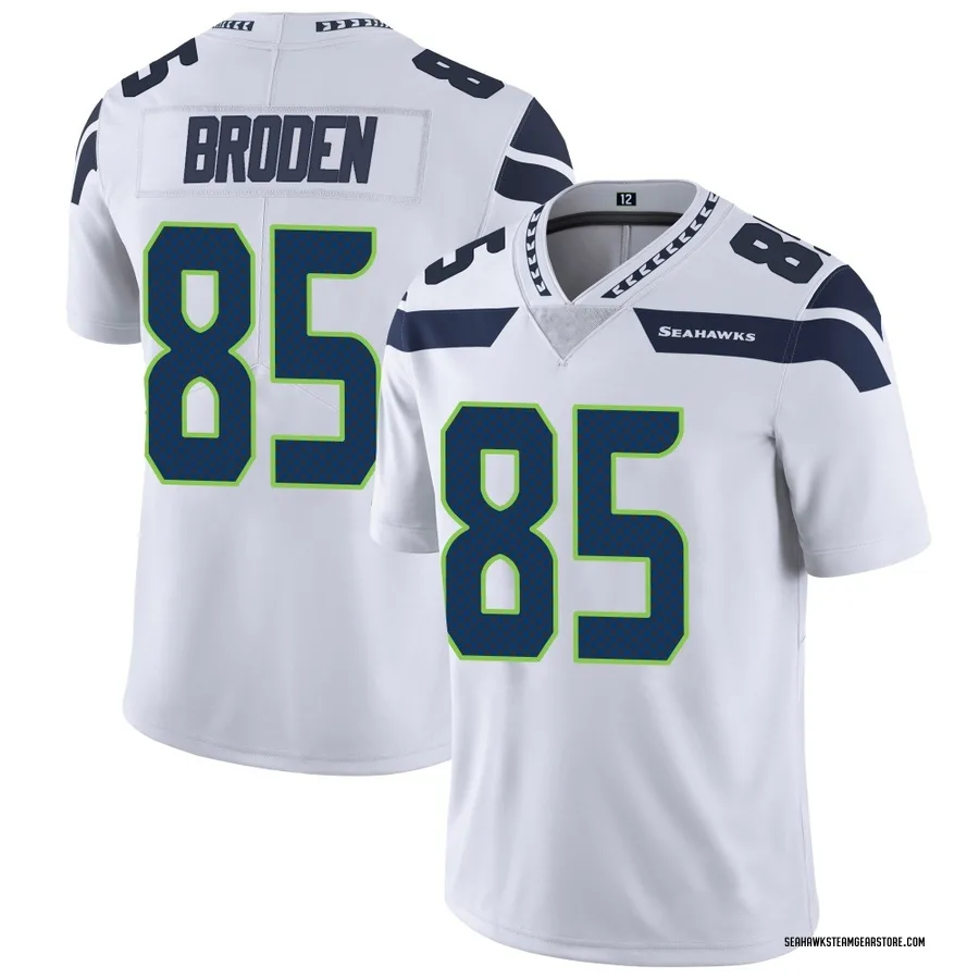 Tyrone Broden Men's Seattle Seahawks Nike Vapor Untouchable Jersey - Limited White