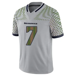 Uchenna Nwosu Youth Seattle Seahawks Nike Wolf 2025 Rivalries Collection Jersey - Limited Gray