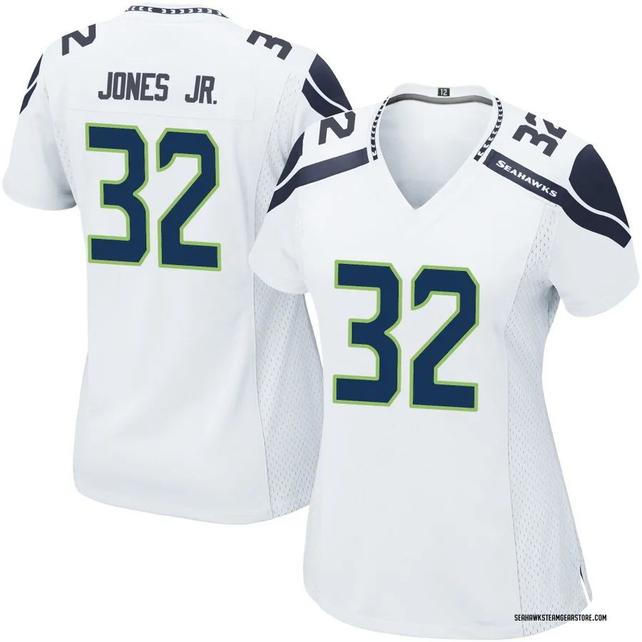 Velus Jones Jr. Women's Seattle Seahawks Nike Jersey - Game White