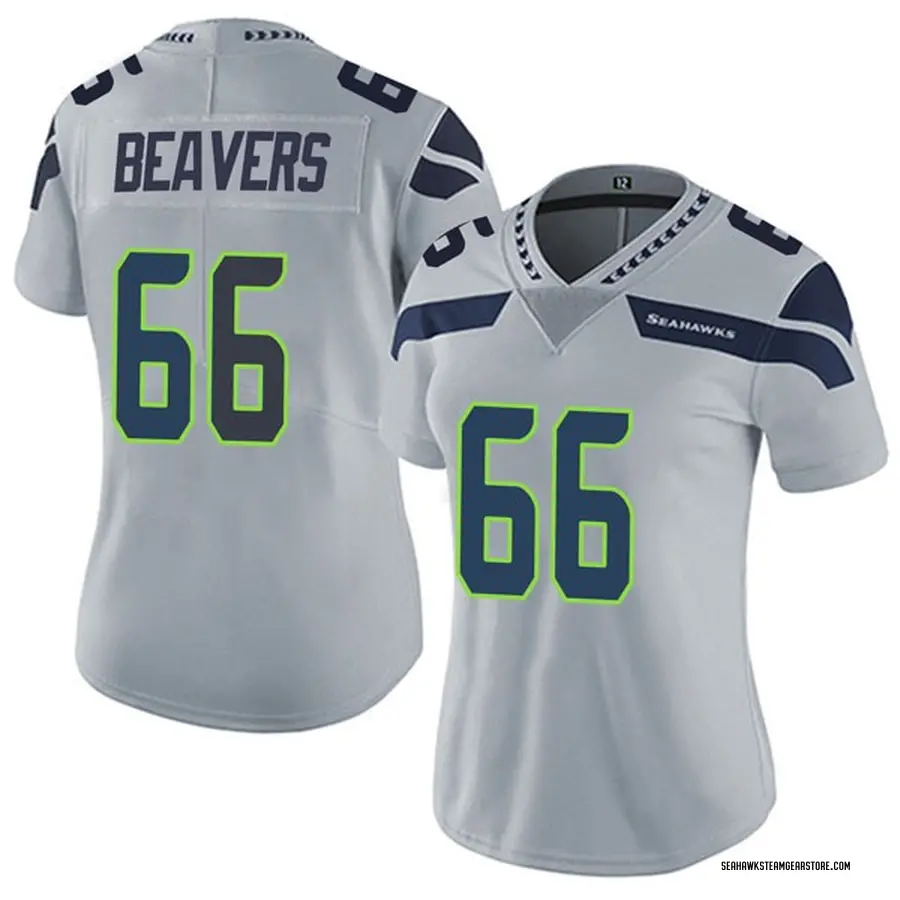 Willie Beavers Women's Seattle Seahawks Nike Alternate Vapor Untouchable Jersey - Limited Gray