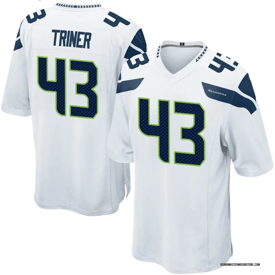 Zach Triner Men's Seattle Seahawks Nike Jersey - Game White